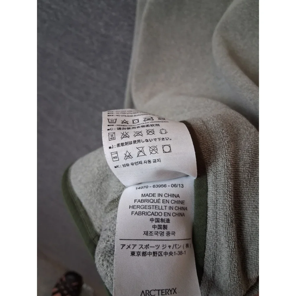 Arcteryx Mens Jacket L Green Fleece 1/4 Zip Covert Gorpcore Technical Outdoor